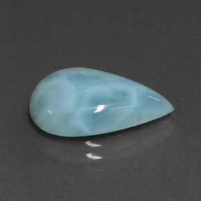 5.15 ct Blue Larimar Stone, Natural Larimar in Pear Cabochon Shape for Sale