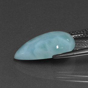 Larimar Gemstone in 16.7 x 10.6 mm Size for Sale, Larimar Stone in Green Blue Color