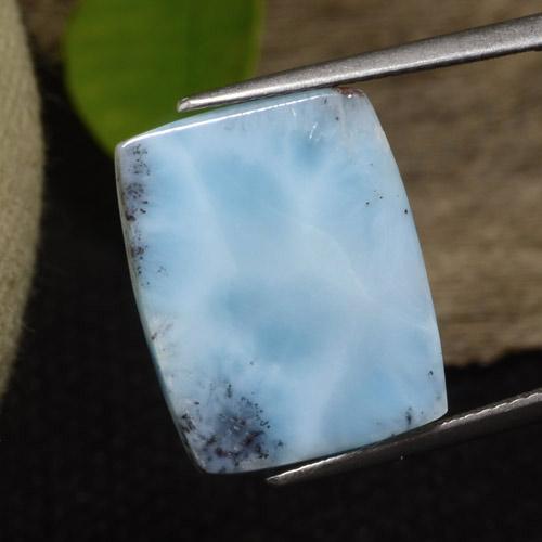Larimar Gemstone in 17.3 x 13.9 mm Size for Sale, Larimar Stone in Baby Blue Color