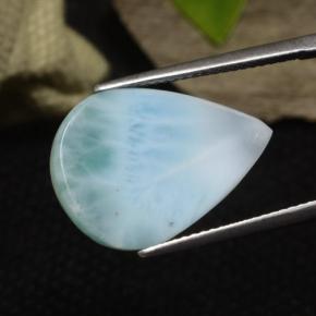 Larimar Gemstone in 20.6 x 14 mm Size for Sale, Larimar Stone in Green Blue Color