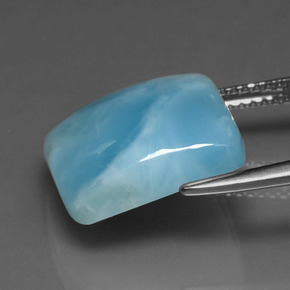 Larimar Gemstone in 14 x 14 mm (calibrated) Size for Sale, Larimar Stone in Green Blue Color