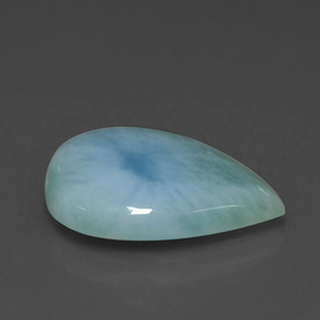 4.16 ct Blue Larimar Stone, Natural Larimar in Pear Cabochon Shape for Sale