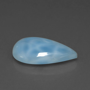 4.20 ct Blue Larimar Stone, Natural Larimar in Pear Cabochon Shape for Sale