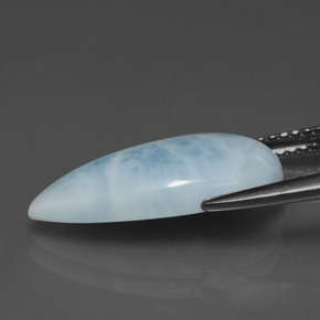 Larimar Gemstone in 18.4 x 8.9 mm Size for Sale, Larimar Stone in Blue Green Color