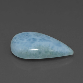 4.72 ct Blue Larimar Stone, Natural Larimar in Pear Cabochon Shape for Sale