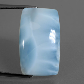 11.31 ct Blue Larimar Gemstone, Larimar Gem in Cushion Cabochon Shape for Sale.