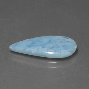 3.02 ct Blue Larimar Stone, Natural Larimar in Pear Cabochon Shape for Sale
