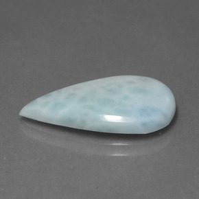 5.31 ct Blue Larimar Stone, Natural Larimar in Pear Cabochon Shape for Sale
