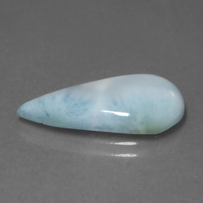 4.67 ct Blue Larimar Stone, Natural Larimar in Pear Cabochon Shape for Sale