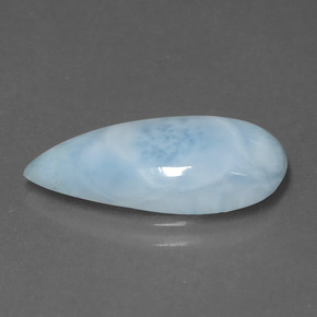4.51 ct Blue Larimar Stone, Natural Larimar in Pear Cabochon Shape for Sale