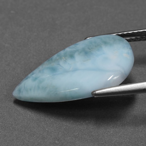 Larimar Gemstone in 20.2 x 13 mm Size for Sale, Larimar Stone in Blue Color