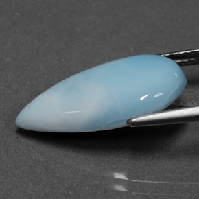 Larimar Gemstone in 20.6 x 11.2 mm Size for Sale, Larimar Stone in Blue Color