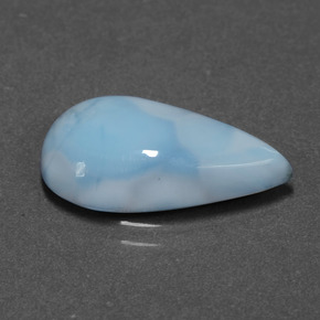 6.15 ct Blue Larimar Stone, Natural Larimar in Pear Cabochon Shape for Sale