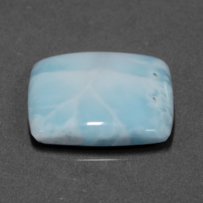 9.20 ct Blue Larimar Stone, Natural Larimar in Baguette Cabochon Shape for Sale