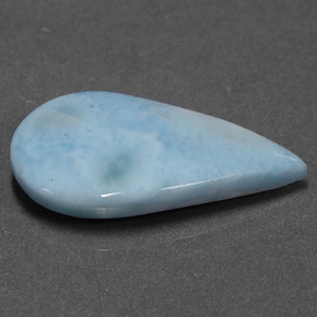 7.49 ct Blue Larimar Stone, Natural Larimar in Pear Cabochon Shape for Sale