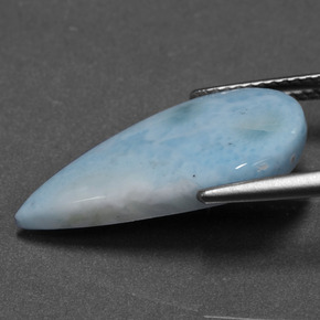 Larimar Gemstone in 21.7 x 12.2 mm Size for Sale, Larimar Stone in Blue Color