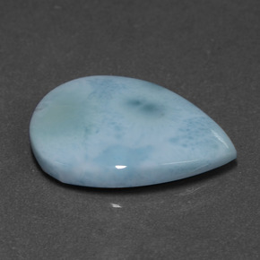 6.90 ct Blue Larimar Stone, Natural Larimar in Pear Cabochon Shape for Sale