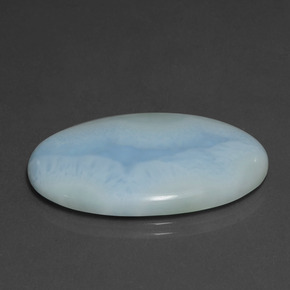 28.88 ct Blue Larimar Stone, Natural Larimar in Oval Cabochon Shape for Sale