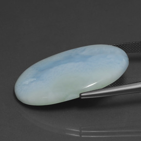 Larimar Gemstone in 33.5 x 22.1 mm Size for Sale, Larimar Stone in Blue Color