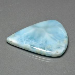 46.95 ct Blue Larimar Stone, Natural Larimar in Pear Cabochon Shape for Sale