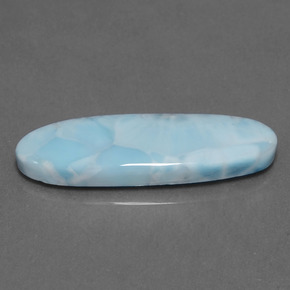 10.93 ct Blue Larimar Stone, Natural Larimar in Oval Cabochon Shape for Sale