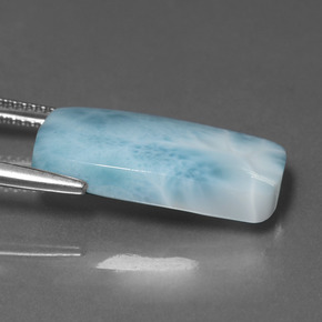 Larimar Gemstone in 21.5 x 11.7 mm Size for Sale, Larimar Stone in Baby Blue Color