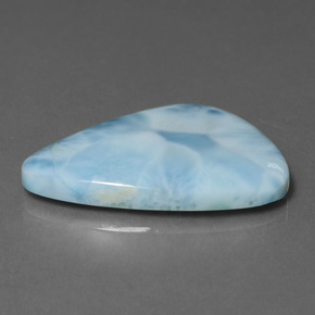 18.86 ct Blue Larimar Stone, Natural Larimar in Fancy Cabochon Shape for Sale