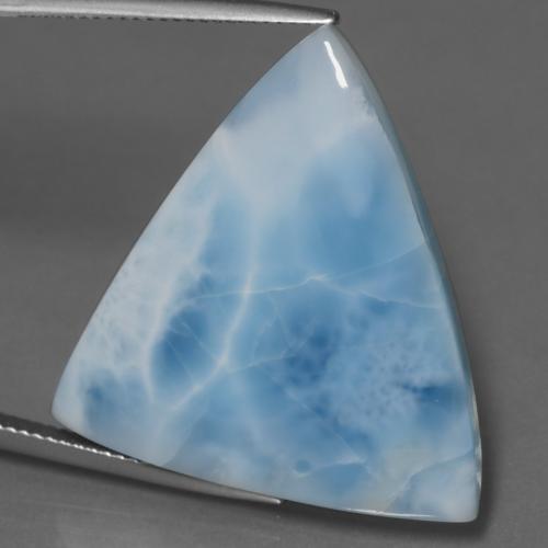 Larimar Trillion en damier des États-Unis 32,32 ct, dimension 29,4 x 27,6mm, pureté Opaque , pierre gemme naturelle Non traité, 1 pièce Larimar de couleur Bleu clair, dureté Mohs de 4.5 à 5, Photo A