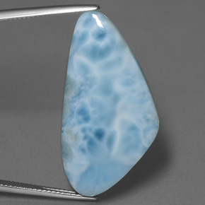 Baby blau Larimar Edelstein - 25.3ct Ausgefallener Cabochon (ID: 447477)
