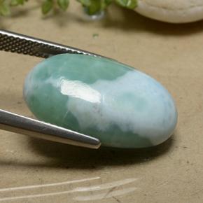 Larimar Gemstone in 21.5 x 14.1 mm Size for Sale, Larimar Stone in Blue Green Color