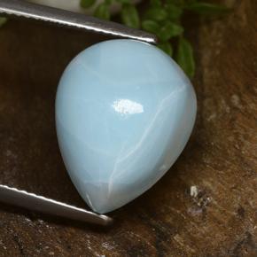 Larimar Gemstone in 16 x 12.8 mm Size for Sale, Larimar Stone in Green Blue Color