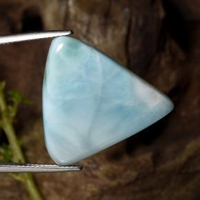 25.27 ct Blue Larimar Stone, Natural Larimar in Trillion Cabochon Shape for Sale