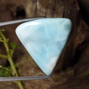 Larimar Gemstone in 24.9 x 24.4 mm Size for Sale, Larimar Stone in Green Blue Color