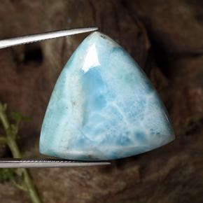 46.9ct Trillion Cabochon Green Blue Larimar Gem for sale 46.9ct Trillion Cabochon Green Blue Larimar Gem (ID: 492083)