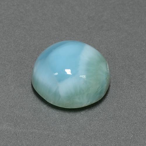 Larimar Gemstone in 12 mm (calibrated) Size for Sale, Larimar Stone in Light Blue Color