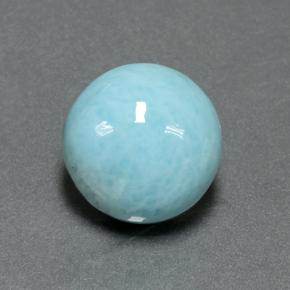 6.99 ct Blue Larimar Stone, Natural Larimar in Round Cabochon Shape for Sale