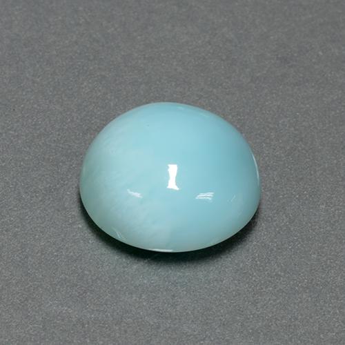 Larimar Gemstone in 12 mm (calibrated) Size for Sale, Larimar Stone in Light Blue Color