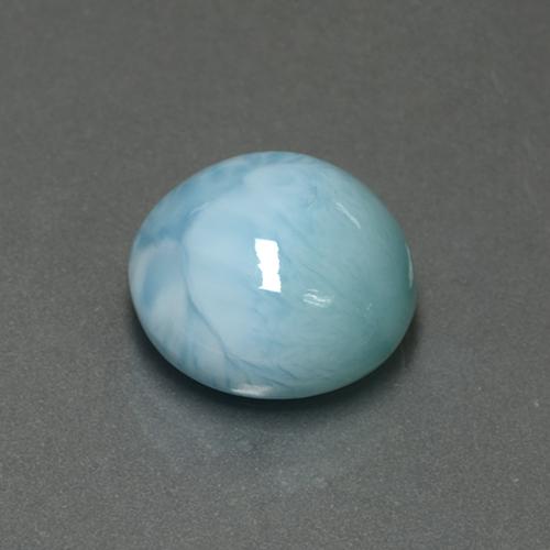 Larimar Gemstone in 12 mm (calibrated) Size for Sale, Larimar Stone in Light Blue Color
