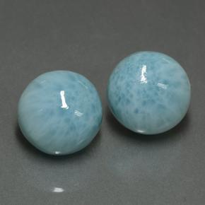 6.4ct Round Cabochon Blue Larimar Gem for sale 6.4ct Round Cabochon Blue Larimar Gem (ID: 505532)