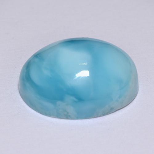 Larimar Gemstone in 12 x 10 mm (calibrated) Size for Sale, Larimar Stone in Blue Color