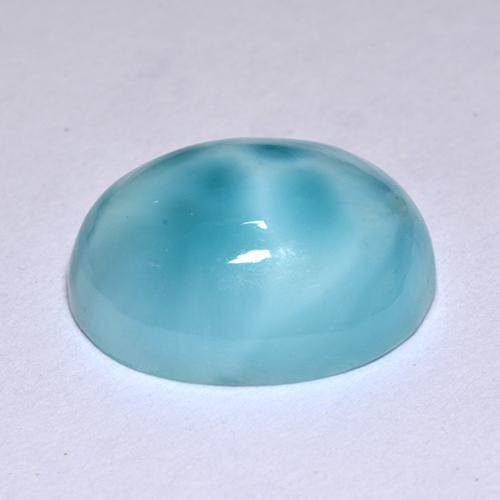 Larimar Gemstone in 12 x 10 mm (calibrated) Size for Sale, Larimar Stone in Blue Color