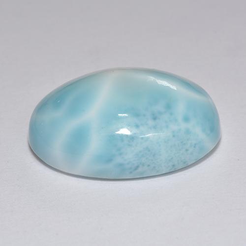 Larimar Gemstone in 18 x 13 mm (calibrated) Size for Sale, Larimar Stone in Blue Color