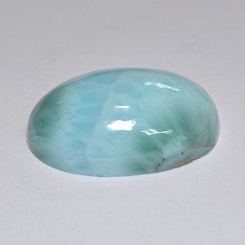 Larimar Gemstone in 18 x 13 mm (calibrated) Size for Sale, Larimar Stone in Blue Color