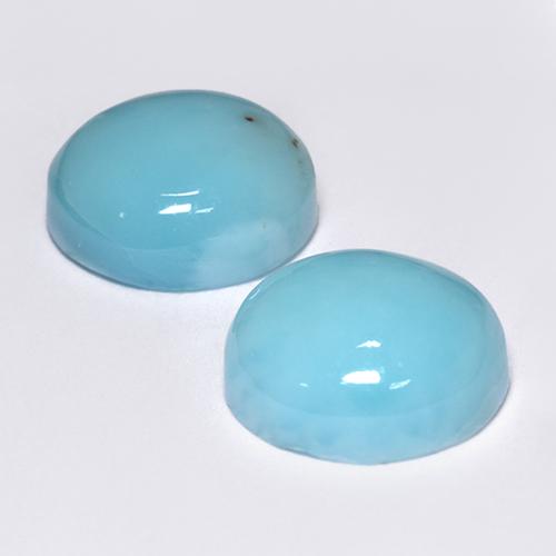 Larimar Gemstones in 10 mm (calibrated) Size for Sale, Larimar Stones in Bright Blue Green Color