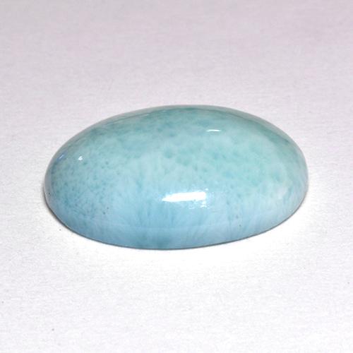 Larimar Gemstone in 14 x 10 mm (calibrated) Size for Sale, Larimar Stone in Blue Color