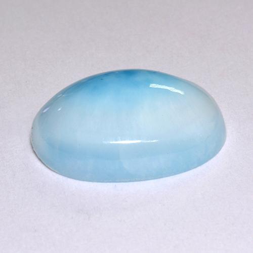 Larimar Gemstone in 14 x 10 mm (calibrated) Size for Sale, Larimar Stone in Blue Color