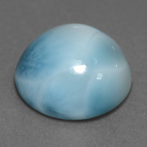 Larimar Gemstone in 12 mm (calibrated) Size for Sale, Larimar Stone in Medium Blue Color