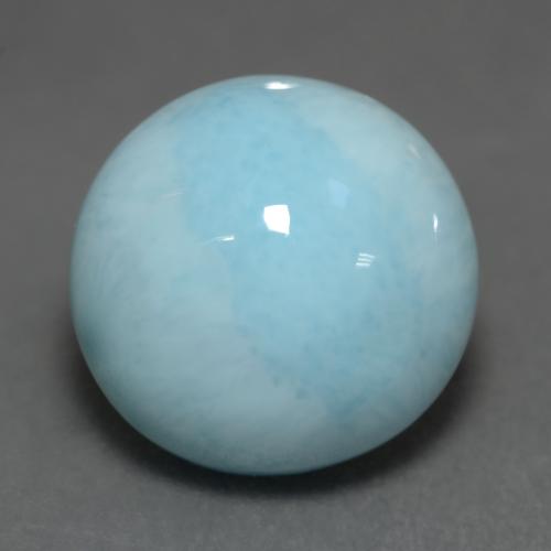 Blue Larimar 68ct Round From Dominican Republic Gemstone