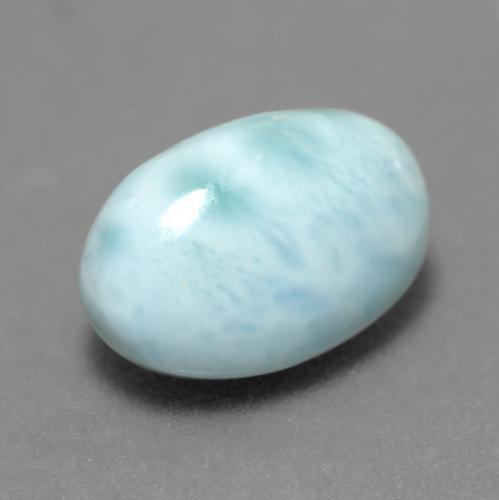 Light Greenish Blue Ларимар Камень - 2.6ct Овал Кабошон (ID: 541495)