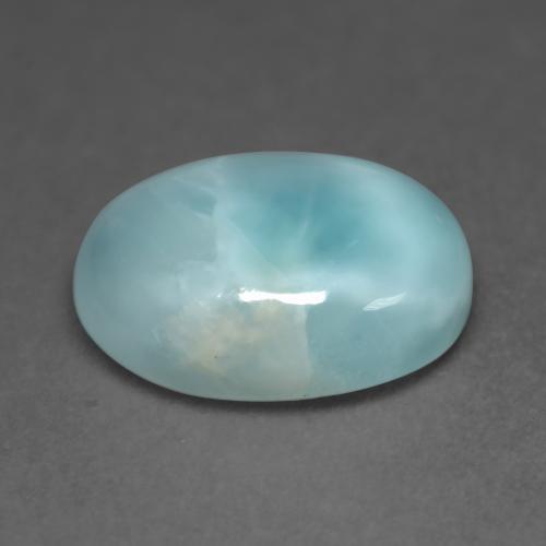 Larimar Gemstone in 14 x 10 mm (calibrated) Size for Sale, Larimar Stone in Light Blue Green Color